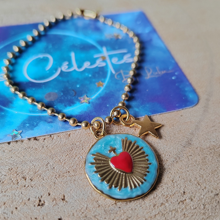 Amulette Coeur sacré