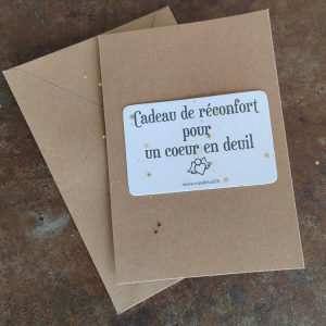 Cadeau de réconfort pour un coeur en deuil
