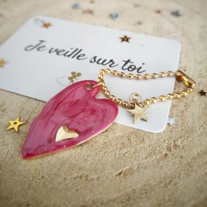 Cœur protecteur porte-bonheur