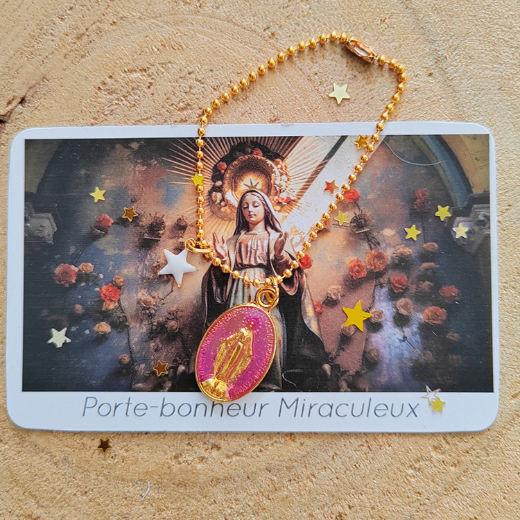 Porte-bonheur Vierge Marie pop Art – Image 2